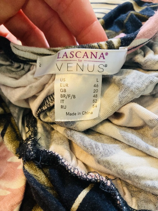 Black Floral Pink Maxi Dress Venus Large - Picture 7 of 7